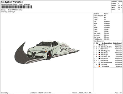 Swoosh Alfa Romeo