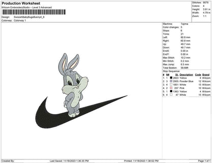 Swoosh baby bugs Bunny