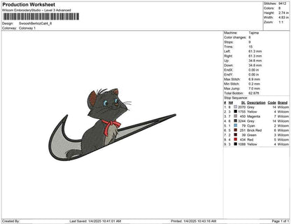 Swoosh Berlioz Cat