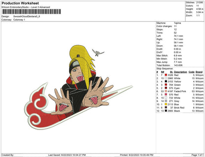 Swoosh Cloud Deidara