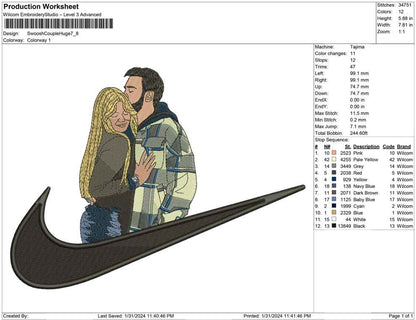 Swoosh Couple huge