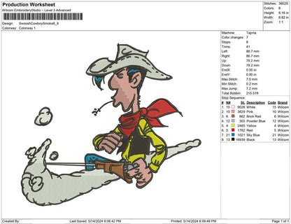 Swoosh Cowboy Smoke