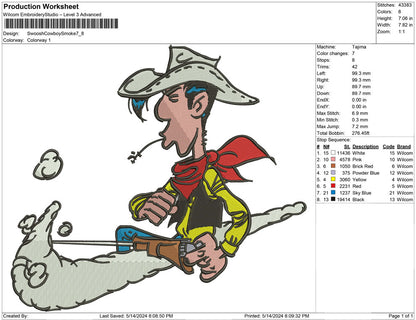 Swoosh Cowboy Smoke