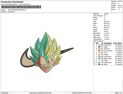 Swoosh Dragonball head