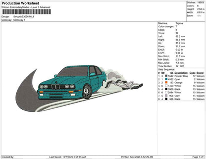Swoosh E30 Drift