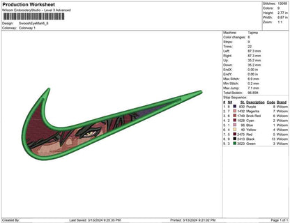 Swoosh Eye Man
