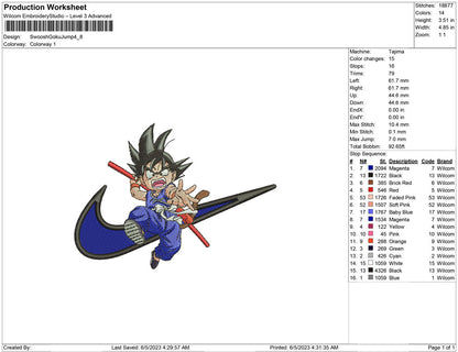 Swoosh goku  Jump