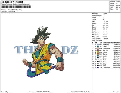 Swoosh Goku thedz