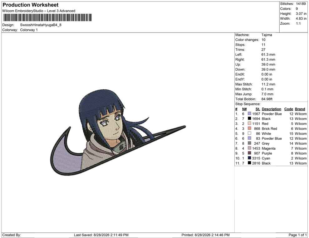 Swoosh Hinata Hyuga B