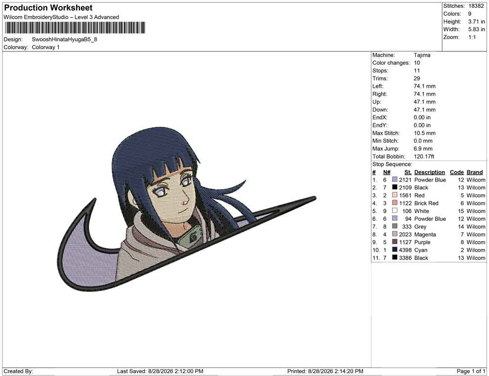 Swoosh Hinata Hyuga B