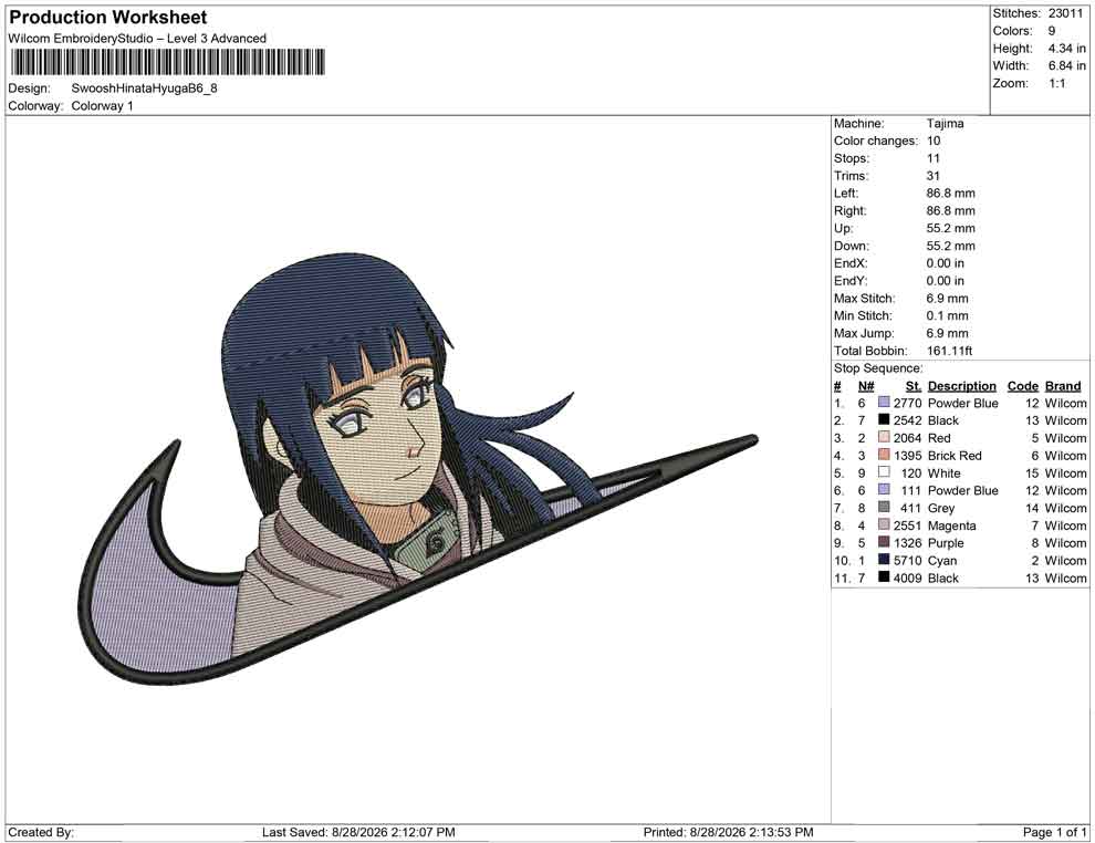 Swoosh Hinata Hyuga B