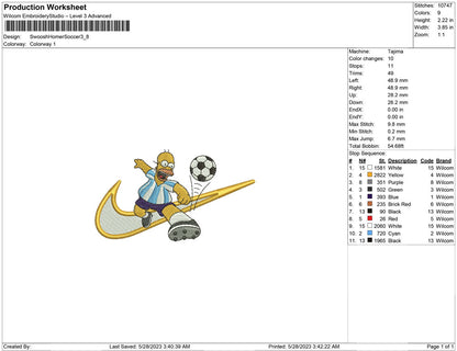 Swoosh Homer Soccer