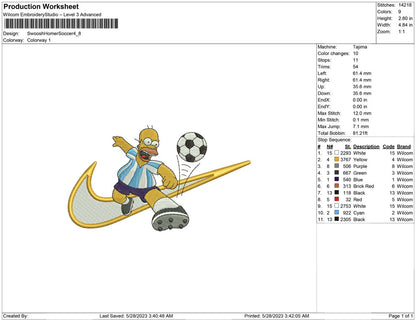 Swoosh Homer Soccer