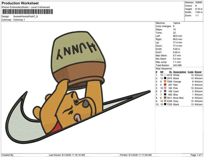 Swoosh Hunny Pooh