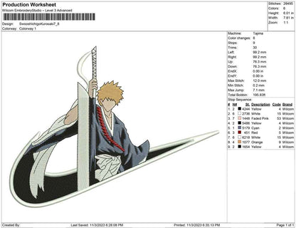 Swoosh ichigo kurosaki