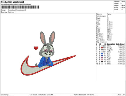 Swoosh Judy Hoops Love