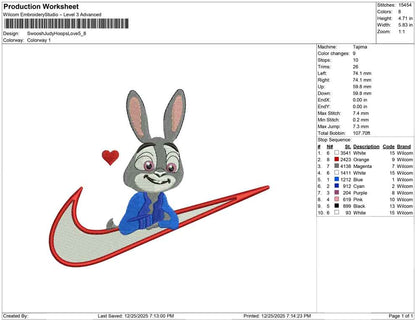 Swoosh Judy Hoops Love