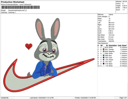 Swoosh Judy Hoops Love