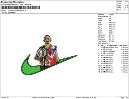 Swoosh KIck Boxing Bmf