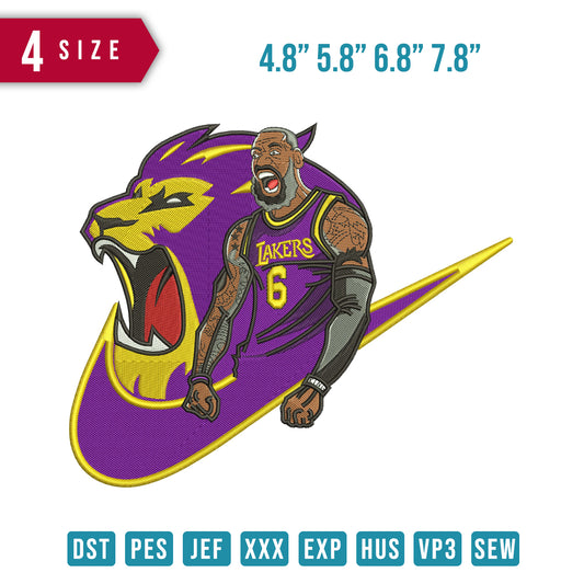 Swoosh Lakers Lion