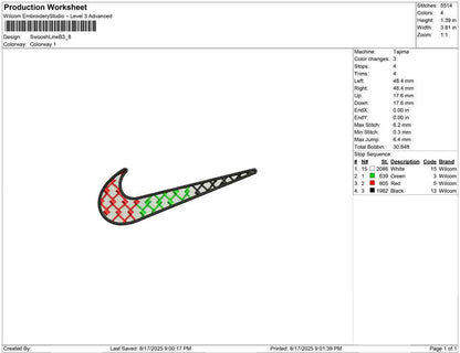 Swoosh Line B