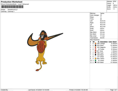 Swoosh Lion