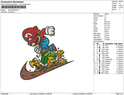 Swoosh Mario