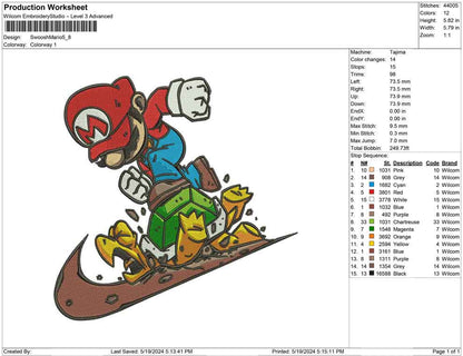 Swoosh Mario