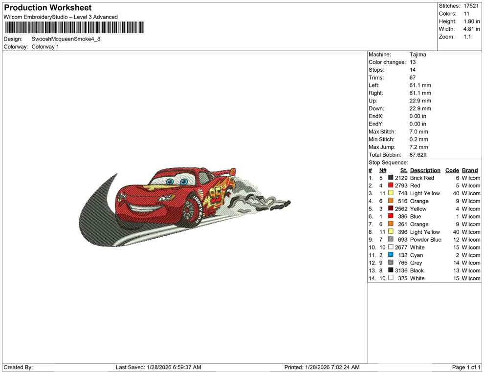 Swoosh Mcqueen Smoke