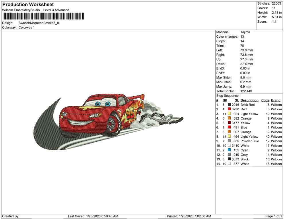 Swoosh Mcqueen Smoke