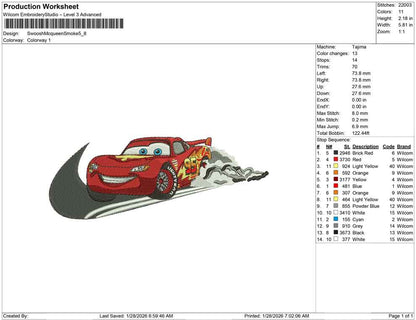 Swoosh Mcqueen Smoke