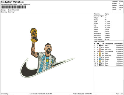 Swoosh Messi