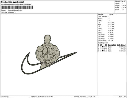 Swoosh muscle Art