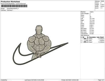 Swoosh muscle Art