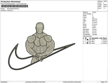 Swoosh muscle Art