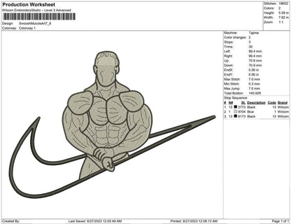 Swoosh muscle Art