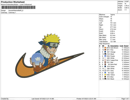 Swoosh Naruto Ball