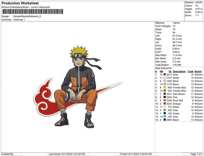 Swoosh Naruto Sitdown