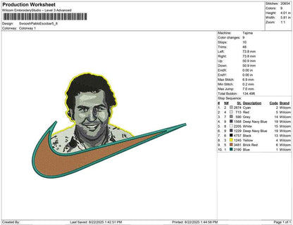Swoosh Pablo Escobar