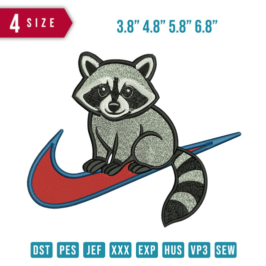Swoosh Racoon Sit