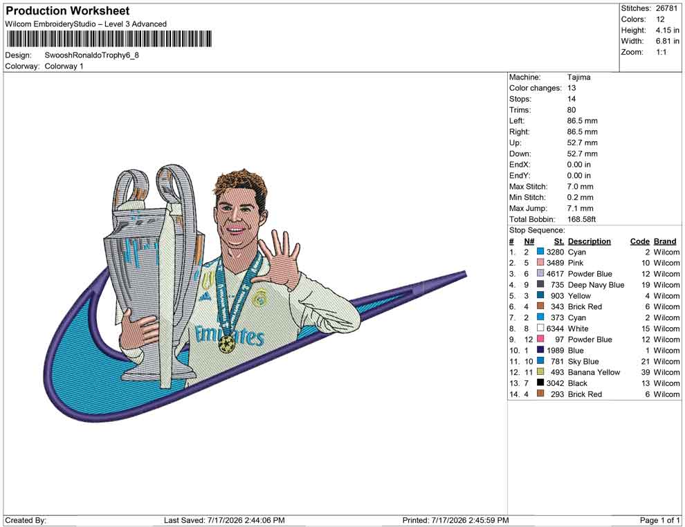 Swoosh Ronaldo Trophy