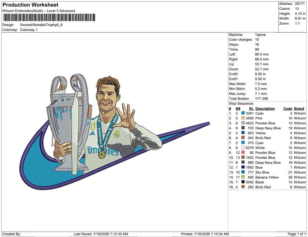 Swoosh Ronaldo Trophy