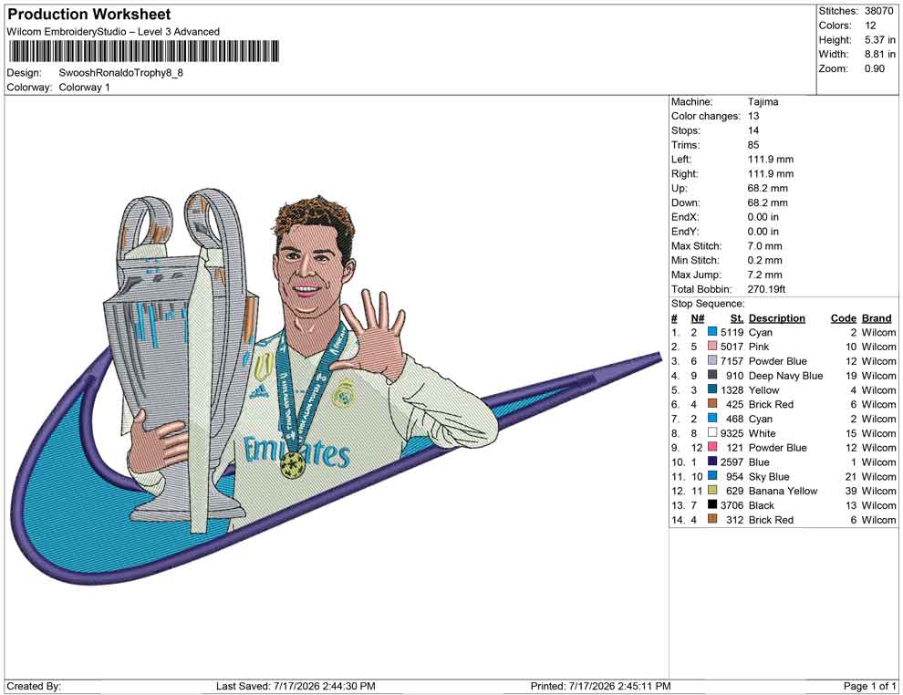 Swoosh Ronaldo Trophy