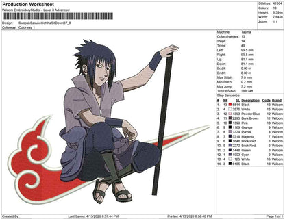 Swoosh Sasuke und Schlange