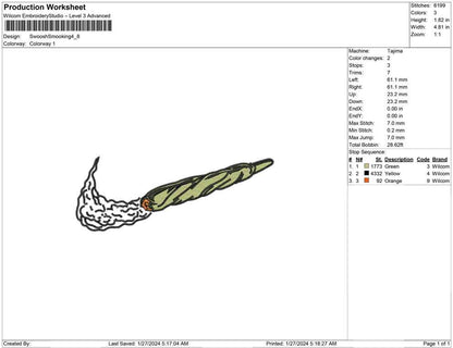 Swoosh smoking
