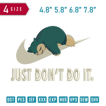 Swoosh Snorlax Just