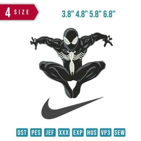 Swoosh Spider Black