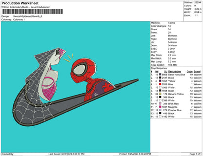 Swoosh Spider and gwen