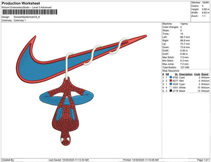 Swoosh-Spiderman