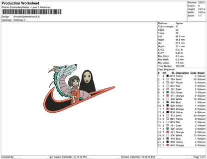 Swoosh Spirited Away